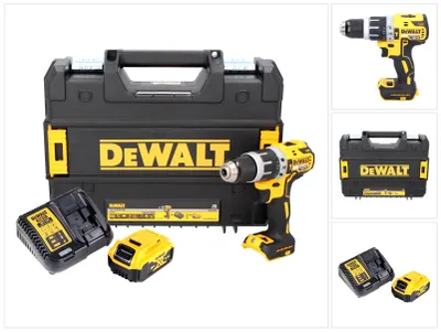 Immagine prodotto di DeWalt DCD 796 P1 18 V Trapano avvitatore a percussione a batteria 70 Nm in valigetta TSTAK + 1x Batteria 5,0 Ah + Caricabatterie DCB 105