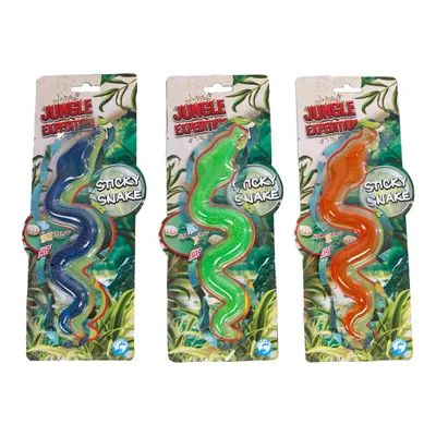 Obrázok produktu pre Van Manen Jungle Expedition klebrige Schlangen, neonfarben auf Karte, 3-fach sortiert 621207