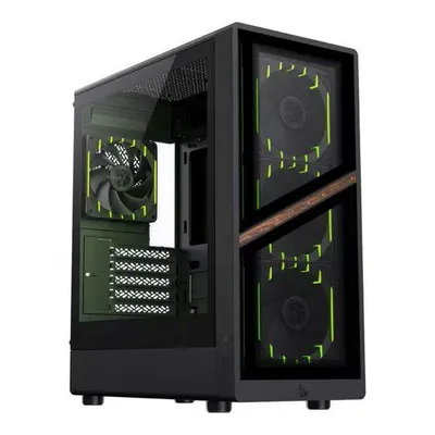 Produktbild von GAMEMAX, Gaming-Gehäuse, AERIS BK 330 GB, Mini-Tower, ohne Netzteil, USB/Audio, ATX