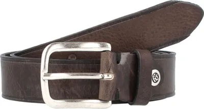 Produktbild von Herren Ledergürtel Cesar 100cm Länge 3.5cm Breite mit stabiler Metallschnalle