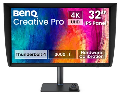 Produktbild von BenQ PV3250U, 80 cm (31.5"), 3840 x 2160 Pixel, 4K Ultra HD, LED, 5 ms, Schwarz