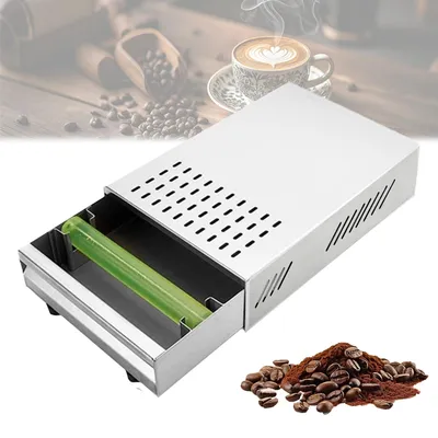 Kaffee-Klopfbox-Behälter, Edelstahl, für Kaffeesatz