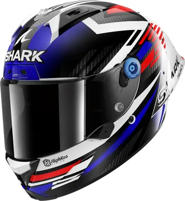 Produktbild von Shark Aeron GP FIM Firstlap Carbon Helm, weiß/rot/blau, S  (55/56)