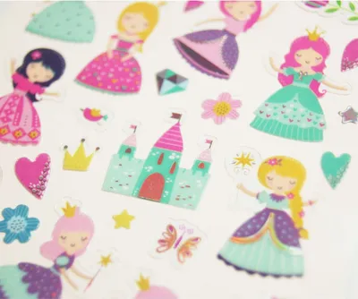 Produktbild von Aufkleber - Kinderprinzessin - Vergoldet - 1,8 cm
