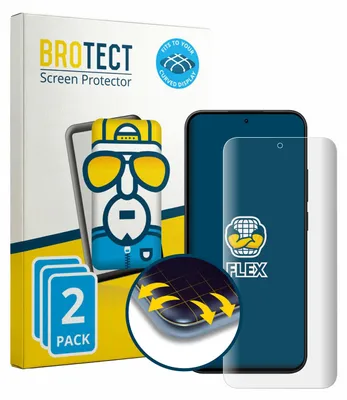 Produktbild von 2x BROTECT Fullscreen Schutzfolie für Xiaomi Redmi Note 17 Displayschutz Folie Fullcover Klar Transparent