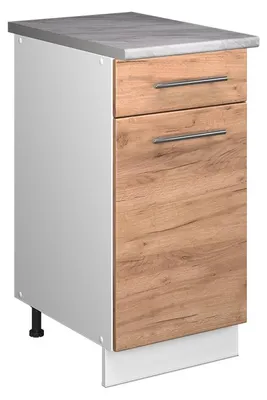 Immagine prodotto di Mobile base per lavello/piano cottura Vicco Fame-Line Rovere dorato 40 cm , PL Marmo, Model 60893