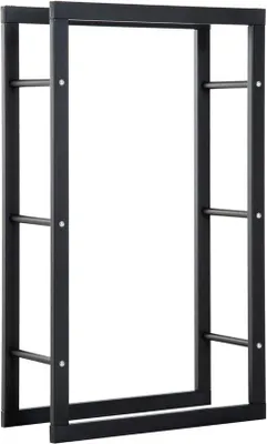 Obrázek produktu pro Famanu, stabilní ocelový regál na dřevo – 60 x 25 x 100 cm
