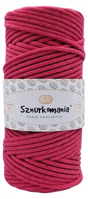 Obrázek produktu pro Sznurkomania Bavlněná šňůra 3 mm 100 m fuchsiová