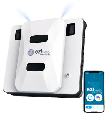 Imagen del producto de EZIclean Windobot S5 Pro, Aspiradora, Blanco, 72 W, 64 dB, Bluetooth, 50 ml