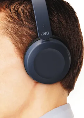 Produktbild von JVC HA-S31M-A On-Ear Kopfhörer, kabelgebunden, blau