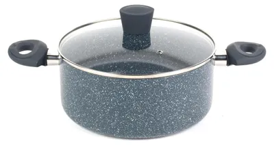 Produktbild von Russell Hobbs Kochtopf Induktion 24cm, Topf mit Glasdeckel 4.5L, Antihaftbeschic