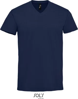 Obrázek produktu pro SOLs 02940 | Pánské tričko Imperial s výstřihem do V - 190 Jersey - barva: French Navy - velikost: L
