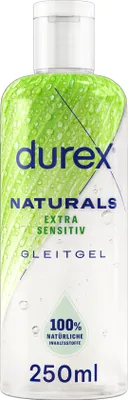 Produktbild von Durex Naturals Gleitgel aus 100% natürlichen Inhaltsstoffen Gleitmittel 250ml
