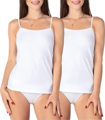 Image de Maillot de corps en coton pour femme Bellivalini BLV50-220 (blanc, XXL)