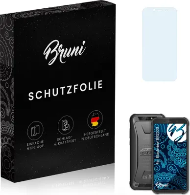 Produktbild von Bruni Basics-Clear 2x Schutzfolie kompatibel mit Blackview BV5500 Folie