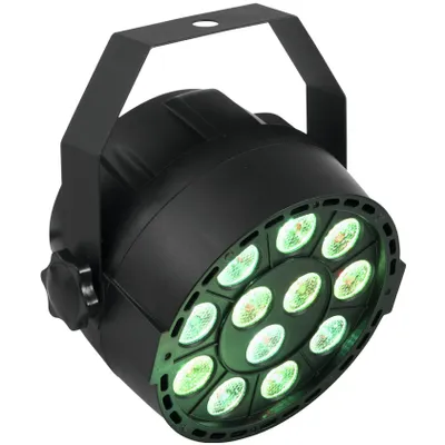 Immagine prodotto di PARty Spot 12x3W RGB - faretto luminoso per feste a 3 colori - controllo automatico, musicale o DMX