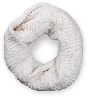 Produktbild von styleBREAKER Uni Strick Loop Schal mit Patentmuster, Uni Feinstrick Schlauchschal, Winter Strickschal 01018152