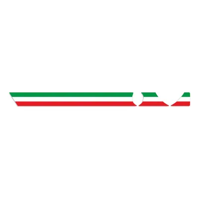 Image de Bande adhésive pour tableau de bord Fiat 500 Abarth Tricolore Italie