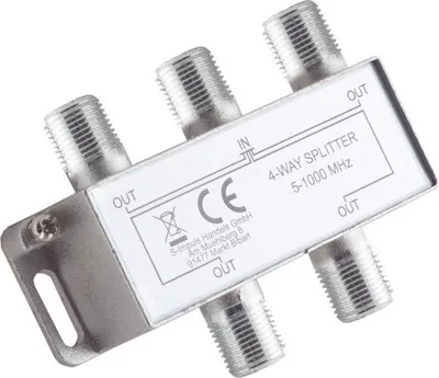 Produktbild von F-Serie; Stammverteiler; 4-fach; 5-1000 MHz, 85 dB
