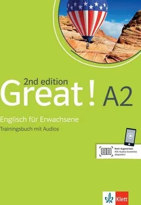 Image de Great! A2, 2nd edition. Trainingsbuch + Audios online