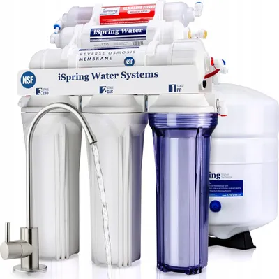 Zdjęcie produktu dla iSpring RCC7AK 6-stopniowy system odwróconej osmozy certyfikat NSF 75 GPD