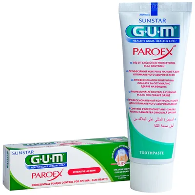 Produktbild von Gum Paroex Zahnpasta Intensive Action 75ml Chlorhexidin Zahnfleischpflege