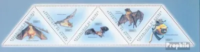 Produktbild von Briefmarken Guinea 2011 Mi 8671-8675 Kleinbogen (kompl. Ausgabe) postfrisch Fledermäuse
