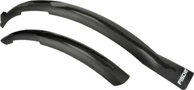 Produktbild von FISCHER Fahrrad-Spritzschutz-Set 26"-29" (66,04 - 73,66 cm) schwarz