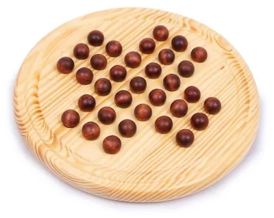Produktbild von Solitär Holzkugel Gesellschaftsspiel für Kinder aus Holz Ø ca 21 cm ab 5 Jahren 2933
