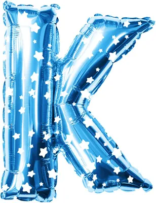 Produktbild von Oblique Unique Folien Luftballon Buchstabe K Kinder Geburtstag Baby Shower Party Deko Ballon - blau