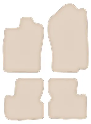 Produktbild von DURBAN Beige Velours-Fußmatten-Set für Opel Calibra Coupé (1989-1997)