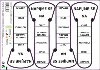 Immagine prodotto di Etichette CZ Beviamo 4 pezzi, adesivi