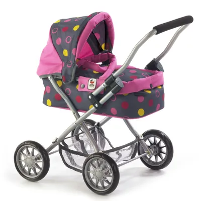 Produktbild von Bayer Chic 2000 Puppenwagen Smarty | Kompakter Kinderwagen mit Tragetasche & Verdeck | Für Kleinkinder ab 2 Jahren geeignet