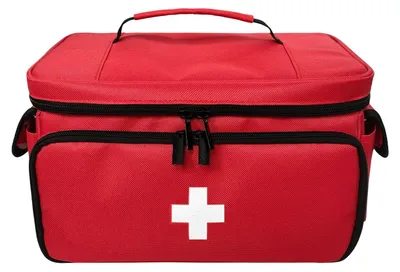 Produktbild von Erste-Hilfe-Tasche Medikamententasche Organizer - Wasserdicht - Rot - Medizinische Tasche