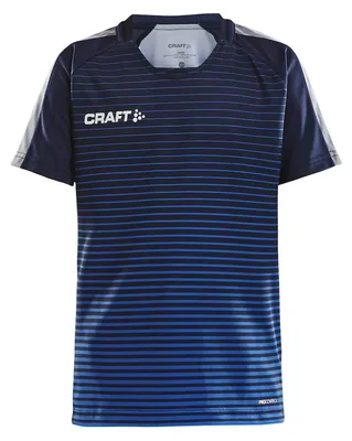 Produktbild von CRAFT Pro Control Stripe Jersey JR Navy/Club Cobolt 122/128