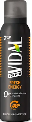 Produktbild von Vidal Fresh Energy for Men Deodorant Spray 48h