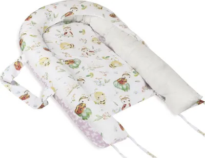 Produktbild von Babynestchen - 30x70 cm - Grün,Rot,Weiß