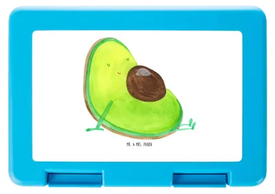 Produktbild von Mr. & Mrs. Panda Snackbox Avocado Schwangerschaft - Weiß - Geschenk, Bento Box, Baby, Babyshower, Vorratsdose, Geburt, Schwanger, Lebensmittel Aufbewahrungsbox, Gesund