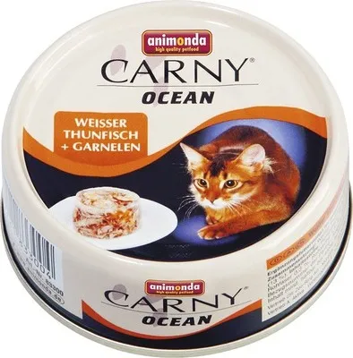 Immagine prodotto di Animonda Carny Adult Ocean Tonno Bianco & Gamberetti 80gx12