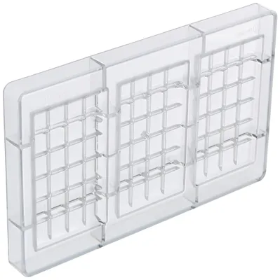 Produktbild von Decora 0050147 SCHOKOLADENFORM TAFEL 100 G 127 X 72 X 11 H MM, Polycarbonate, Du