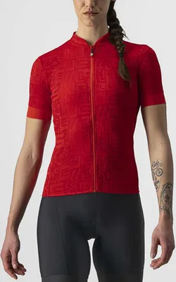 Produktbild von CASTELLI Kurzarm Fahrradtrikot - PROMESSA J. LADY - Rot XL
