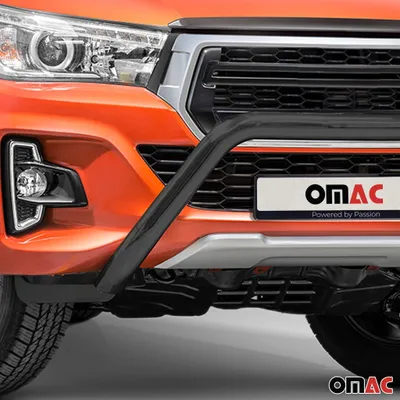 Produktbild von Frontbügel Frontschutzbügel für Toyota Hilux 2018-2022 Edelstahl mit ABE Schwarz