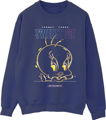 Produktbild von Looney Tunes - Sweatshirt für Damen BI24527 (M) (Marineblau)