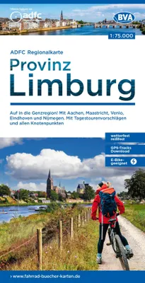 Produktbild von BVA ADFC Regionalkarte Limburg, mit Knotenpunkten 1:75.000