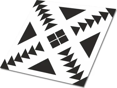 Produktbild von Selbstklebende Platten 30x30 cm Wandpaneele 9 Stück im Set Wanddeko - Dreiecke und Quadrate