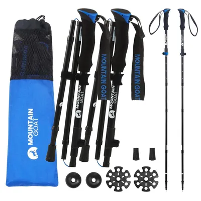 Produktbild von MOUNTAIN GOAT PRO+ Trekkingstöcke, verstellbar, Nordic Walking, Aluminium