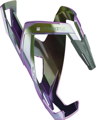 A product shot of a bicycle water bottle cage.