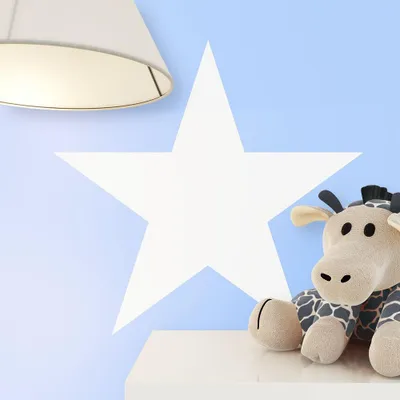 Produktbild von NEWROOM Tapete Türkis Vliestapete Sterne - Kinderzimmer Kinder     Babytapete Niedlich Babyzimmer