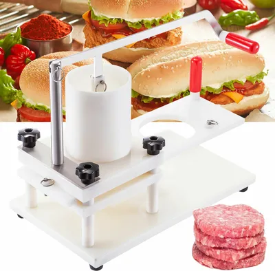Produktbild von Manuelle Fleischpresse Haushalt Hamburgerpresse Hochleistungs-Hamburger Fleisch-Formherstellungsmaschine Patty-Formprozessormaschine