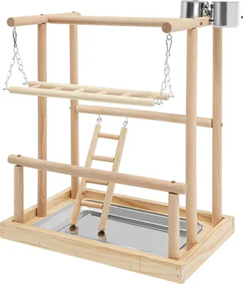 Obrázok produktu pre Vtáčie ihrisko, odolné drevo, interaktívny dizajn, štýl 1, M
